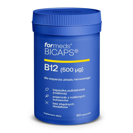 Formeds Bicaps Witamina B12 na wsparcie układu nerwowego 60 kaps. vege
