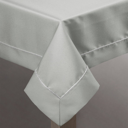 OBRUS MADELE 140 X 220 CM SREBRNY