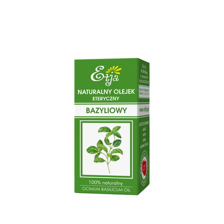 Etja, Olejek eteryczny Bazyliowy, 10 ml