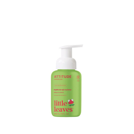 Attitude SUPER LEAVES™, Mydło w piance do rąk dla dzieci o zapachu arbuza i kokosa, 295 ml