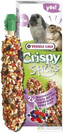 VERSELE LAGA Crispy Sticks Rabbits/Chinchillas FOREST FRUIT 2szt.