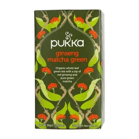 Pukka — Ginseng Matcha, Green — 20 saszetek