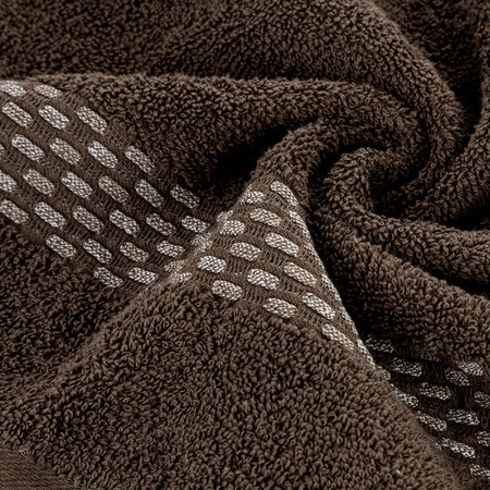 Ręcznik Riva (06), 30 x 50 cm, Brązowy