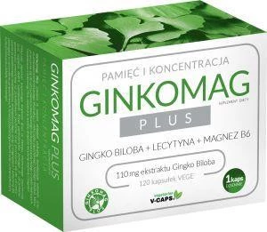 Xenicopharma Ginkomag Plus 120 Kap Lepsza pamięć