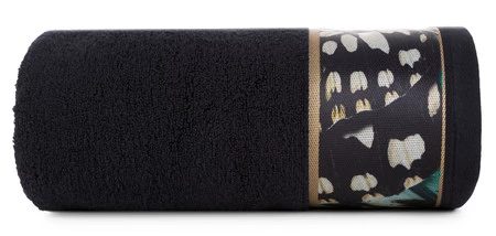 Ręcznik Eva 15 70 x 140 cm, Czarny
