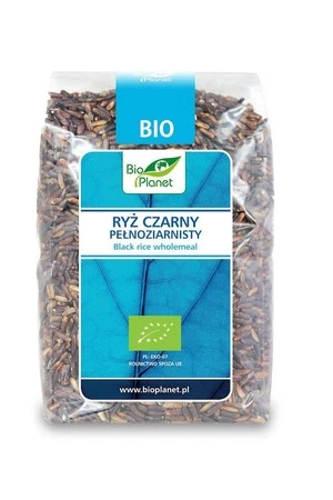 BIO PLANET Ryż czarny pełnoziarnisty BIO 400g