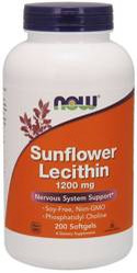 LECYTYNA Z NASION SŁONECZNIKA 1200 mg 200 kapsułek miękkich