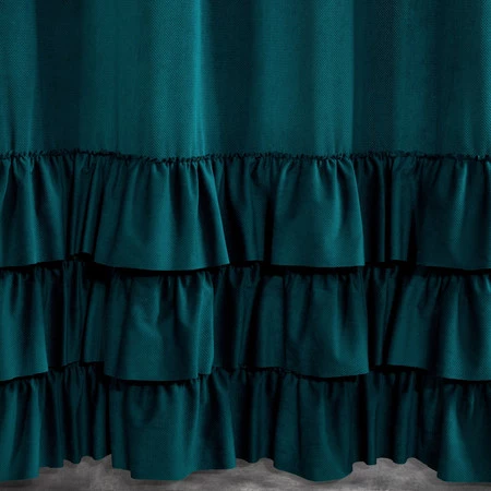 ZASŁONA GOTOWA MEGI 140 X 250 CM CIEMNOTURKUSOWY