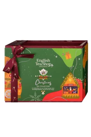 English Tea Shop Christmas Tea Green Wonders 6 smaków - zestaw 12 piramidek