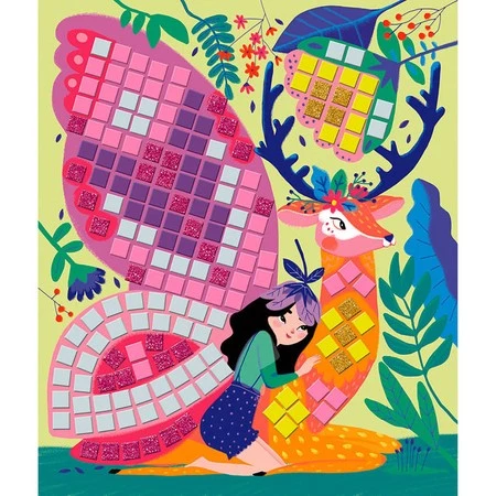 Janod Zestaw kreatywny Mozaika Wróżki 5+