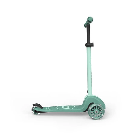 SCOOTANDRIDE Highwaykick 3S Hulajnoga z systemem sterowania 2w1 i kółkami LED składana 3+ Forest