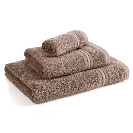 RĘCZNIK TRIS (04) 50 X 90 CM CIEMNOBEŻOWY