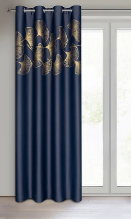 ZASŁONA GOTOWA HARMONY 140 X 250 CM GRANATOWY