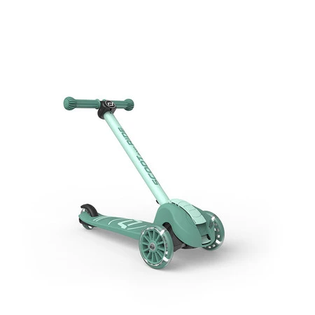 SCOOTANDRIDE Highwaykick 3S Hulajnoga z systemem sterowania 2w1 i kółkami LED składana 3+ Forest