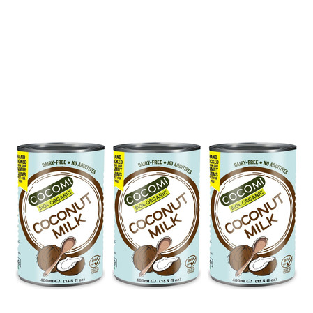 Zestaw: 3x Cocomi − Coconut milk, napój kokosowy − 400 ml