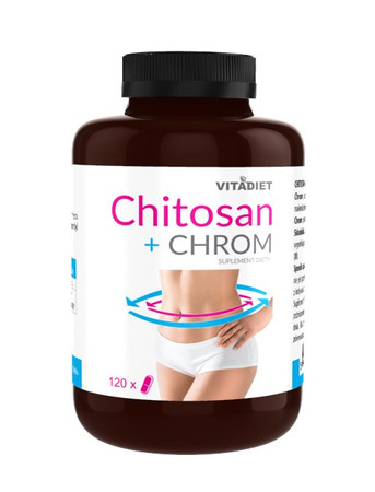  Vitadiet Chitosan + Chrom 120 Kaps. Poziom Glukozy
