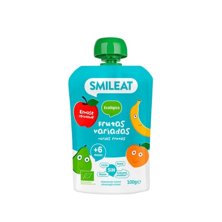 Smileat, BIO Mus ekologiczny wieloowocowy, 100g