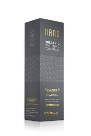 WHITEWASH NANO PASTA CAHRCOAL 75ML VOLCANIC