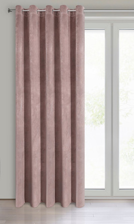 ZASŁONA GOTOWA VILLA 140 X 250 CM PUDROWY RÓŻ