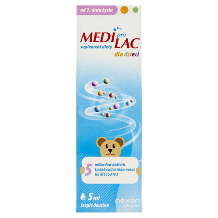 Nexon Mediprolac Dla Dzieci Krople Doustne - probbiotyk 5ml