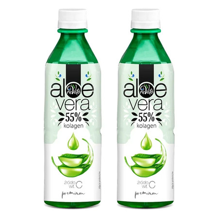 Zestaw 2x ReVito − Napój aloesowy z kolagenem − 500 ml