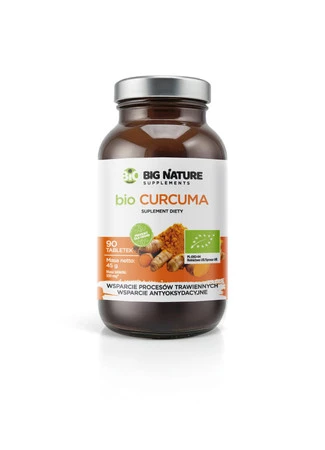 Big Nature Curcuma+Piperine BIO 90 tabl.