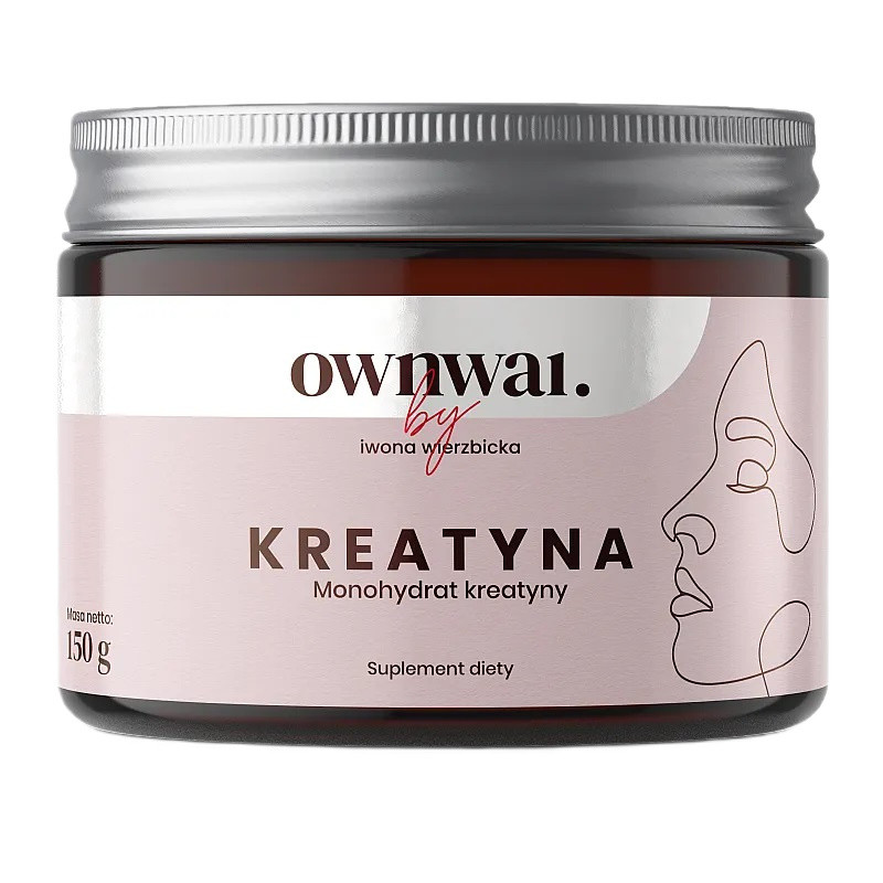 OWNWAI Kreatyna monohydrat kreatyny suplement diety w proszku 150g - Nabea.pl