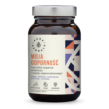 Aura Herbals Moja Odporność naturalny kompleks na wsparcie odporności 60 kaps.