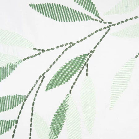 Komplet pościeli satynowej Haft, 220 x 200 cm, Biały