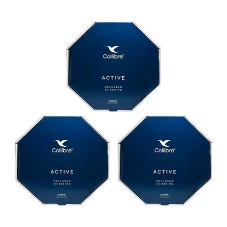 Zestaw 3x Collibre Kolagen Active Shot 60 ml x 15 szt.