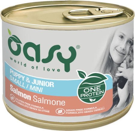 OASY Dog OAP Puppy Junior Small / Mini Salmon Łosoś 200g