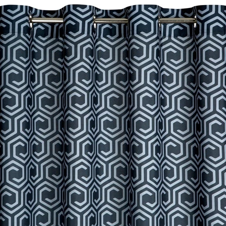 ZASŁONA GOTOWA D91 JULIET 140 X 250 CM GRAFITOWY