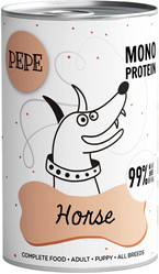 Paka Zwierzaka Pepe Horse 99% koń- karma mokra dla psa - 400g