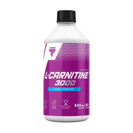 Trec L-Carnitine L-Karnityna w płynie 3000 - 500ml smak wiśnia