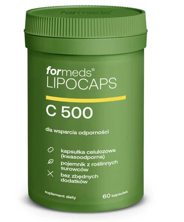 ForMeds Lipocaps C 500 Witamina C 60 kaps.