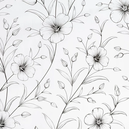 Komplet pościeli satynowej Spring 33, 220 x 200 cm, Biały