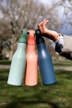 JJ - Butelka termiczna stalowa 500ml Loop™, zielon