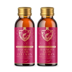 Zestaw 2x Powerful Brand Harmony Glow Collagen 10 szt x 60 ml
