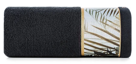 Ręcznik Eva 17 50 x 90 cm, Czarny