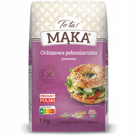ToTa! Mąka orkiszowa pełnoziarnista typ 2000 - 1 kg