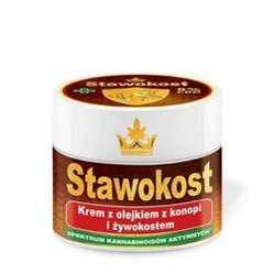 Asepta Stawokost krem z olejkiem z konopi i żywokostem 5% CBD 50 ml
