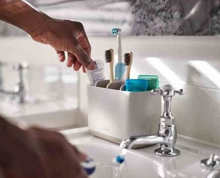 JJ-Pojemnik na szczoteczki L EasyStore™, ecru