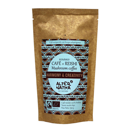 ALTERNATIVA3 KAWA MIELONA ARABICA Z REISHI FAIR TRADE BEZGLUTENOWA BIO 150 g - ALTERNATIVA3