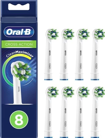 ORAL-B BRAUN KOŃCÓWKI EB50-8 CROSSACT.8szt CleanMaximizer