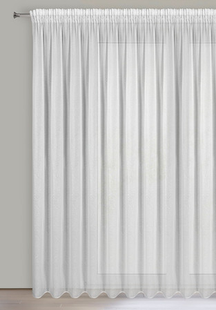 FIRANA GOTOWA TULSA NA TAŚMIE 350 X 270 CM BIAŁY