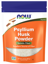 NOW FOODS Psyllium Husk Powder - Babka Płesznik (680 g)
