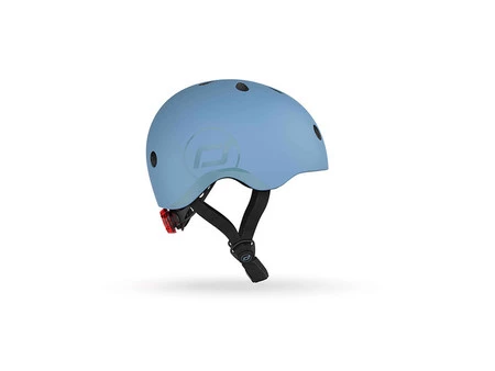SCOOTANDRIDE Kask S-M dla dzieci 3+ Steel
