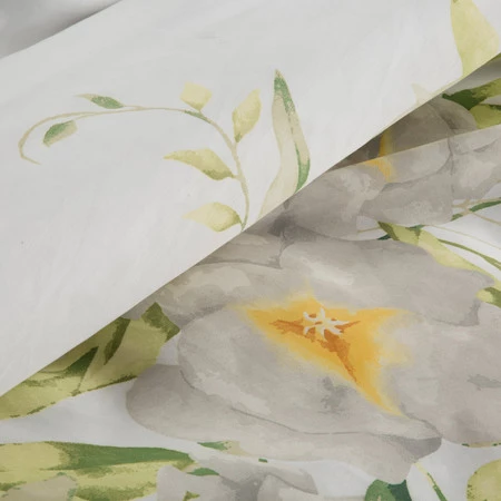 Komplet pościeli satynowej Spring 22, 220 x 200 cm, Biały