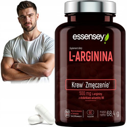 Essensey L-Arginina + Witamina B6 Aminokwasy 90 kaps.