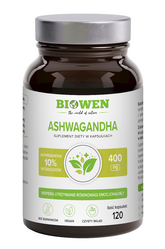 Biowen ASHWAGANDHA EKSTRAKT 400 mg - 120 kaps.